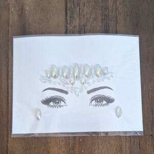 Rhinestone Face Gems Jewels Face Crystal Stickers